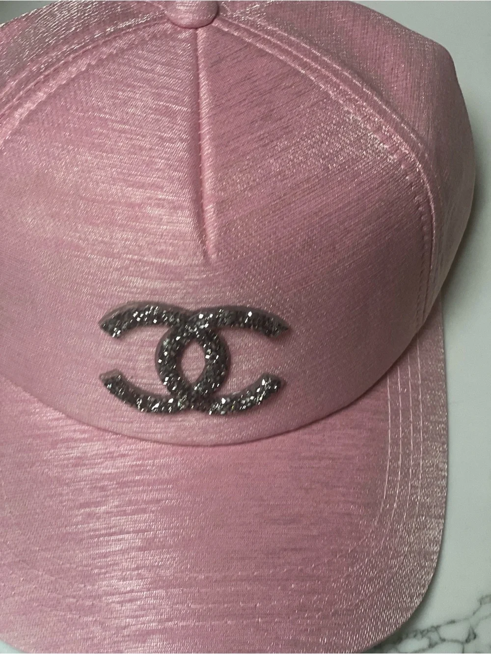 CC LOGO crystal Baseball Hat